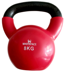 Whiteface Kettlebell(çaydanlık Tipi Dambıl) 8kg (kırmızı-siyah)