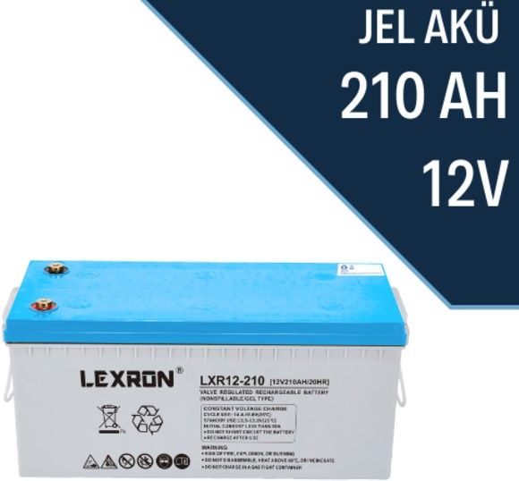 Lexron 210AH Jel Akü 2025