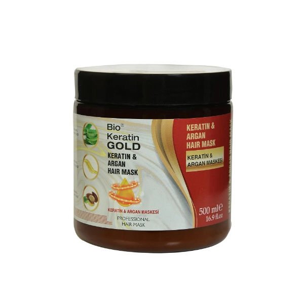 Bio Keratin Gold Argan&keratin Yağlı Saç Bakım Maskesi 500 Ml x 2 Adet