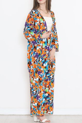 Kimono Takım Turuncumavi - 10553.1095.