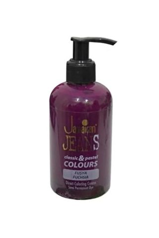 Jamaican Jeans Color Su Bazlı Saç Boyası 250 ml Fuşya x 6 Adet