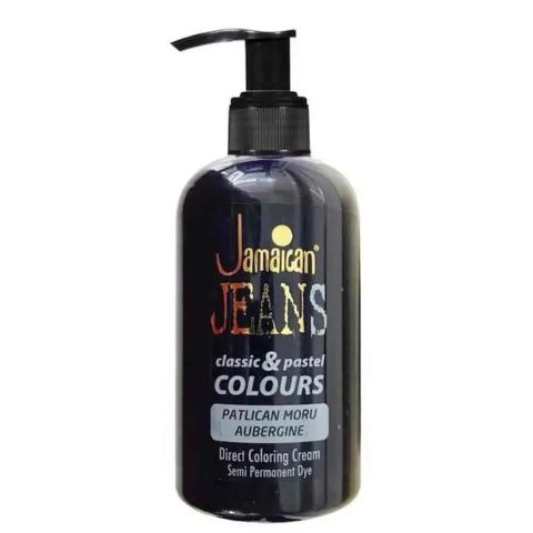 Jamaican Jeans Color Su Bazlı Saç Boyası 250 ml Patlıcan Moru x 6 Adet