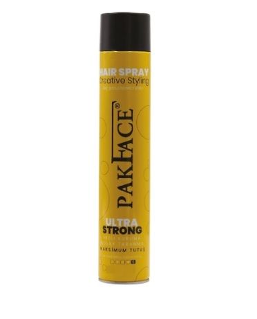 Pakface Ultra Strong Saç Spreyi 400 ml x 3 Adet