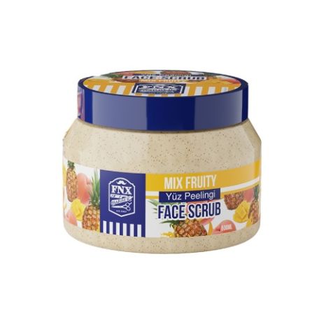 Fnx Barber Face Scrub Peeling Fruit Mix 500 ML x 4 Adet