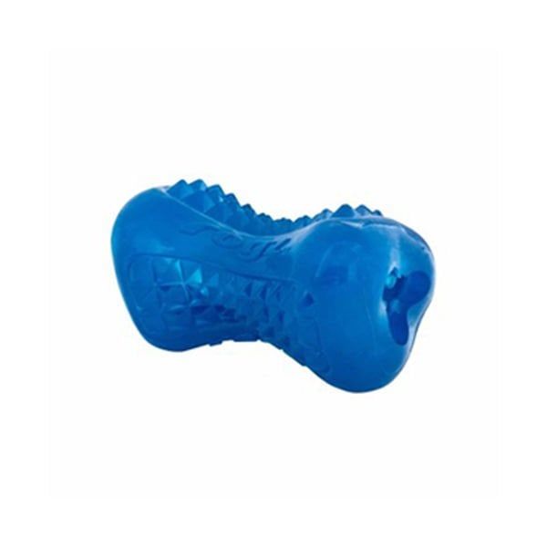 Rogz Toyz Yumz Treat Diş Bakım ve Çiğneme Plastik Köpek Oyuncağı Mavi Large 15 Cm