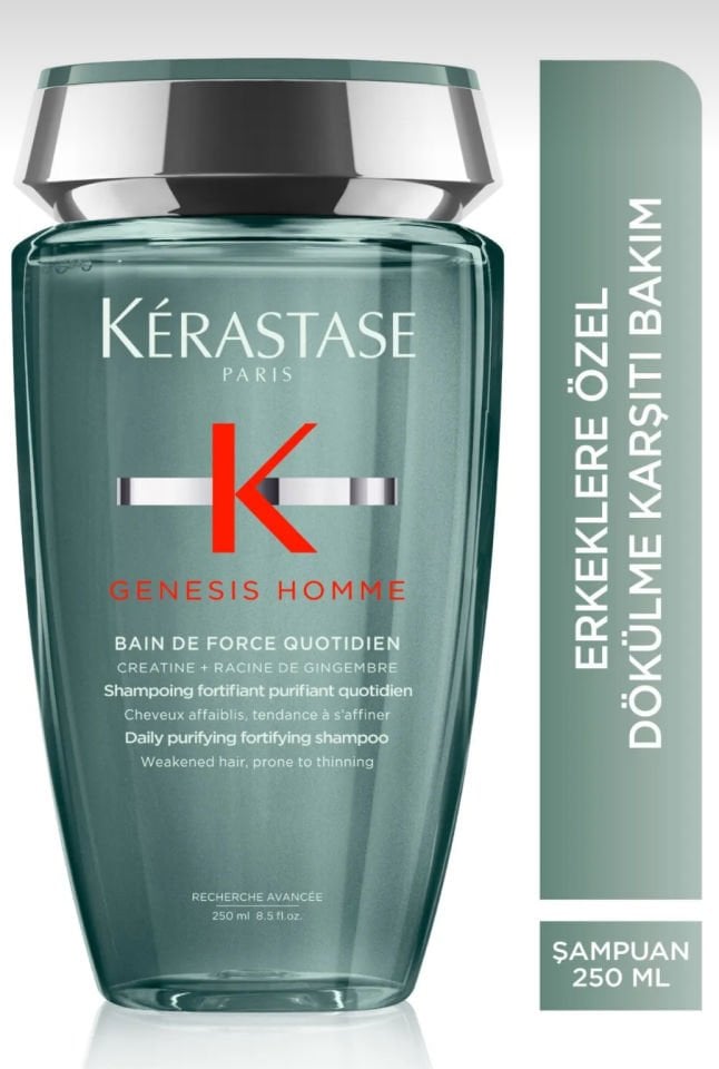 Kerastase Genesis Homme Bain de Force Quotidien Güçlendirici Şampuan 250 ml