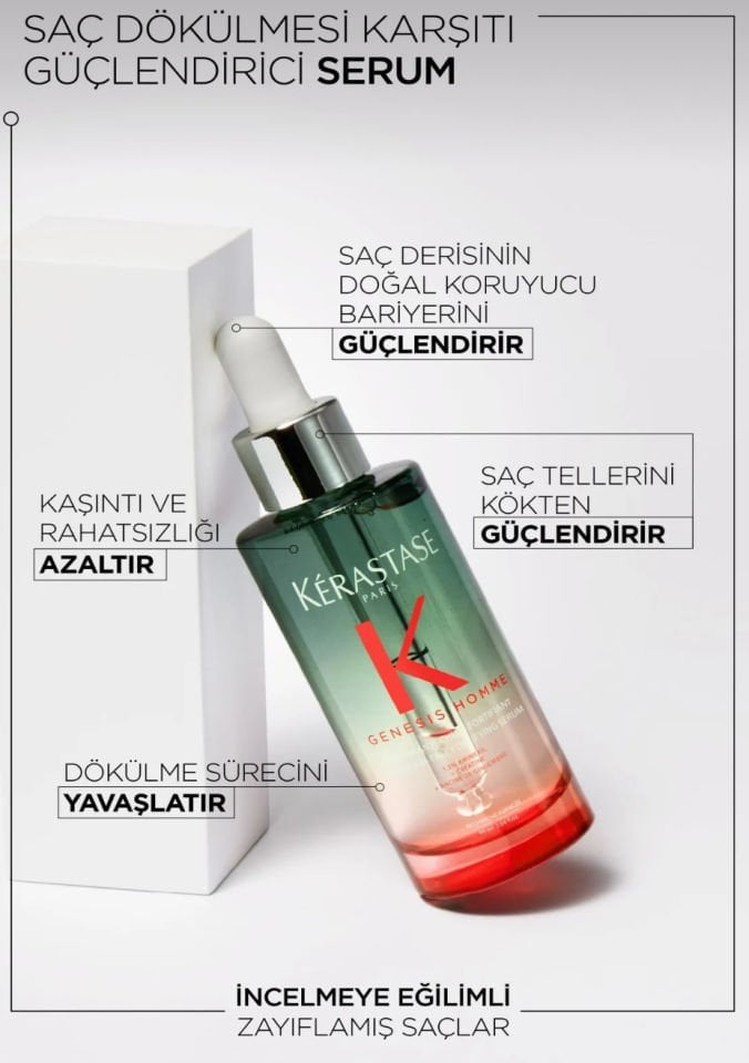 Kerastase Genesis Homme Saç Dökülme Karşıtı Güçlendirici Serum 90 ml