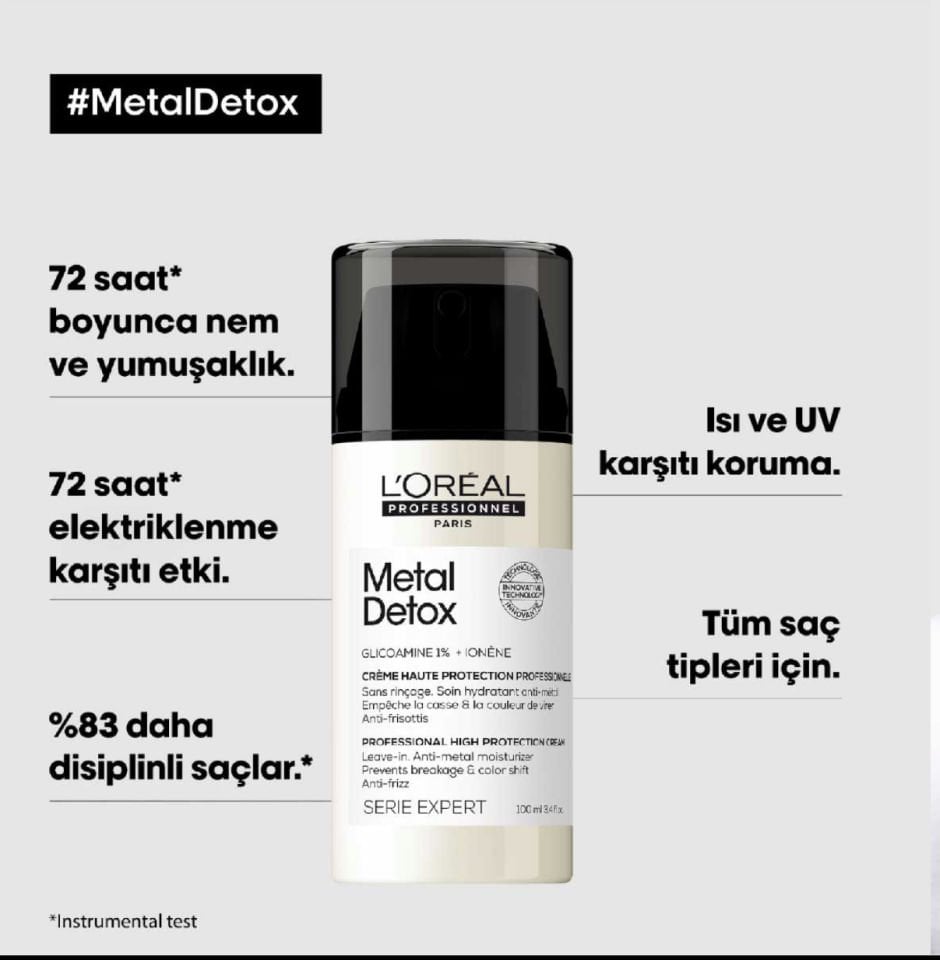 Serie Expert Metal Detox Yüksek Korumalı Krem 100ml