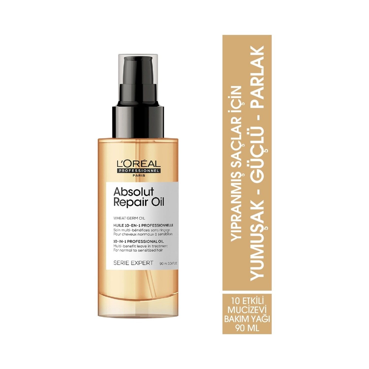 Loreal Professionnel Paris Serie Expert Absolut Repair Yıpranmış Saçlar İçin 10 Etkili Mucizevi Bakım Yağı 90 Ml