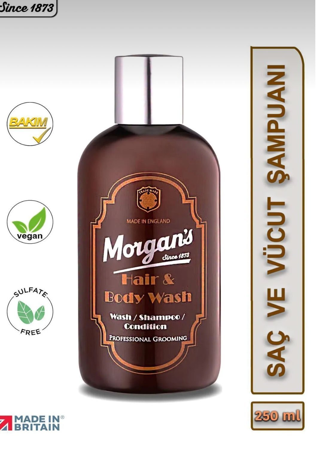 Morgan's Pomade Hair & Body Wash - Erkeklere Özel Saç Ve Vücut Şampuanı 250 ml