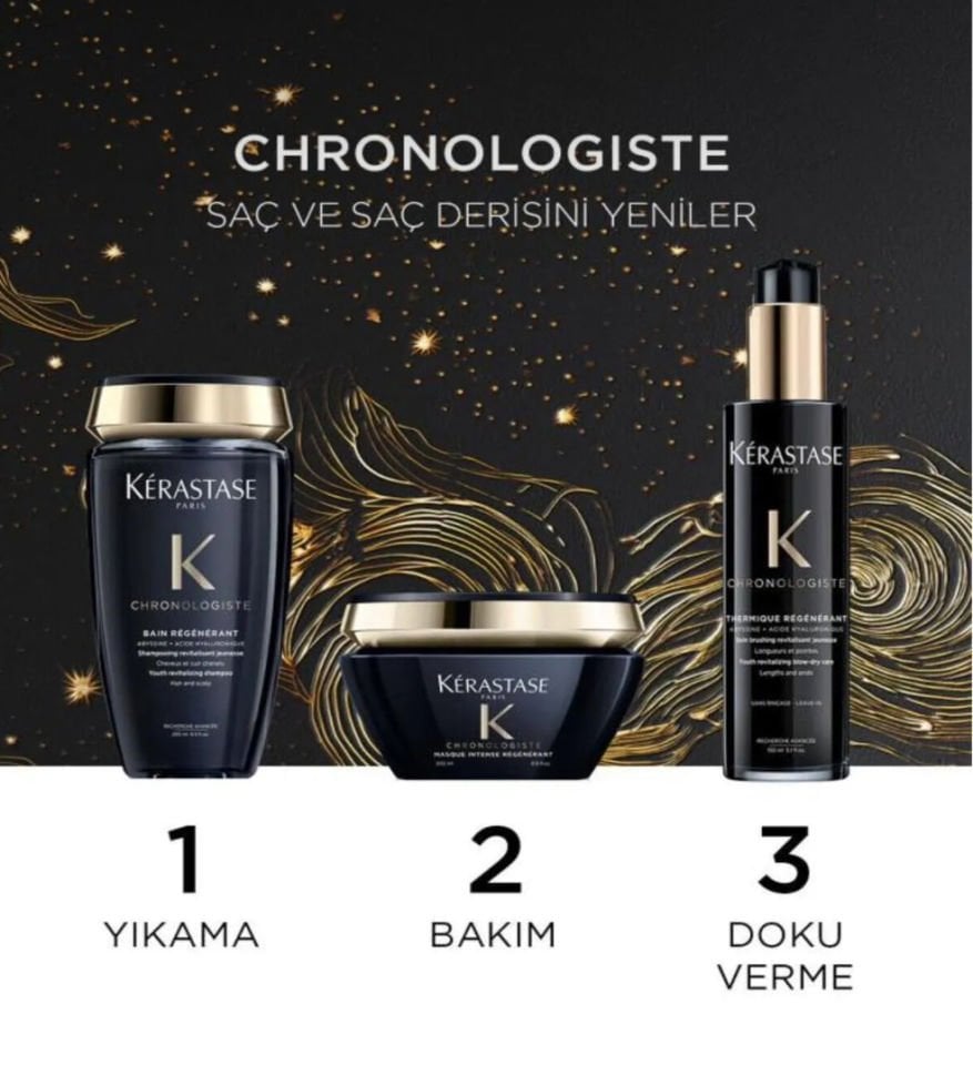 Kerastase Chronologiste Yenileyici Saç Bakım Seti