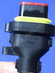 (842)3PIN yollu AMP elektrik KABLOLU konnektör 282105-1 282087-1