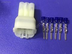 (870) Motosiklet Kablo Konnektör Soket  6 Pin HM 090  6187-6801