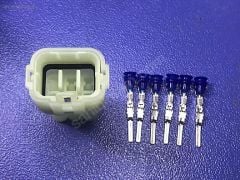 (870) Motosiklet Kablo Konnektör Soket  6 Pin HM 090  6187-6801