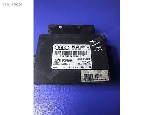 (435) AUDİ A6 A5 EL FREN BEYNİ 8K0 907 801 D
