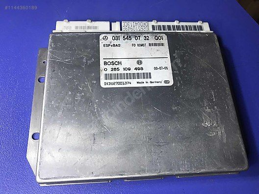 (455)Mercedes ESP+BAS Kontrol Beyini 315450732 0265109498