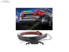 (470)Karbon Fiber Led Spoiler işıklar 130CM Spoiler