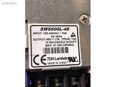 (A337) TDK-LAMBDA anahtarı güç kaynağı SWS600L-48 600W 13A 48VDC