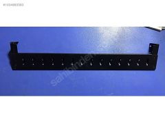 (A393) 2 x APC 870-5426-R4-V0 Kablo Tutma Braketi Siyah