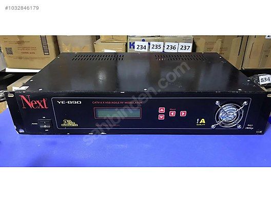 (A402) Next YE-890 Tek Yan Band VSB 8 Kanal Rack Tipi Modülatör