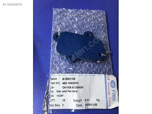 (555)FAW CA 1024 CA 5024 Su Ceketi Plaka Contası 462-1002013