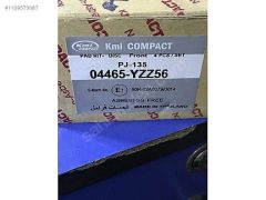 (125)TOYOTA ÖN DİSK FREN BALATALARI HİLUX 1997-2005 04465-YZZ56