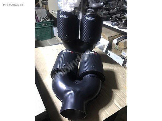 (223)Egzoz Ucu Karbon Akrapoviç Çift Çıkış 100 Mm