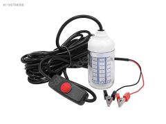 (A423) MBW 12V 15W Sualtı LEDli Balık Bulma Lambası 5 metre kabl 11 ADET BEYAZ