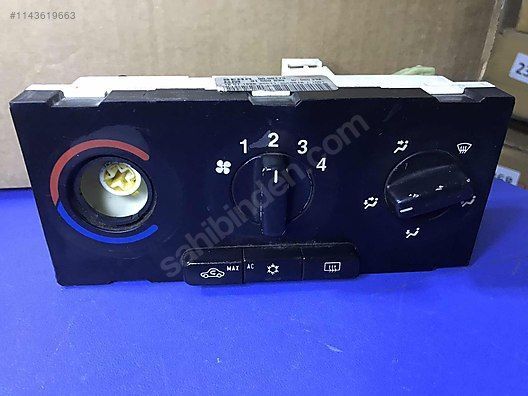 (384)OPEL ASTRA G KASA KALORİFER KUMANDA PANELİ KLİMALI 90559839