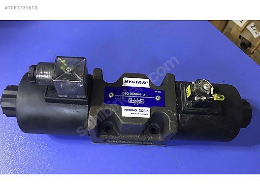 Hystar DSG-3C4-N-03 Hidrolik Makara Solenoid Valf 4/3