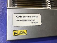 CAD kesme bıçakları HSS KNIVES NG08-02-05W2.5(1) 10 adet