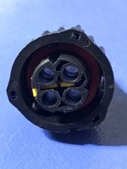 (1037) Konnektör 4Pin 1-1813099-1 Dairesel Su Geçirmez Konnektör