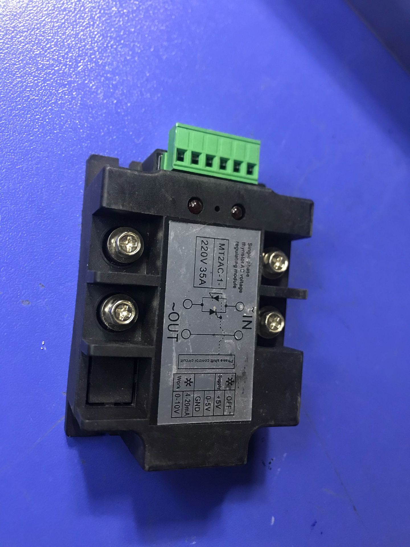 (A501) MT2DC-1-220V35A tek fazlı köprü tipi voltaj modülü