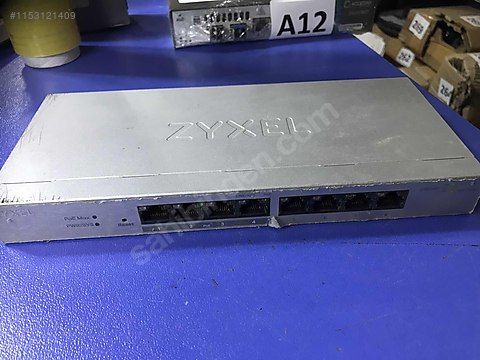 (A13) Zyxel GS1200-8HP 8 Port 4 Port Poe+ 10-100-1000 Mbps Switch