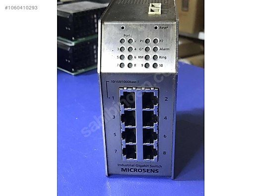 (A19) Microsens MS650869M-48-V2 Endüstriyel Gigabit Swich