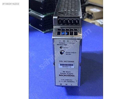 (A20) Microsens MS700466 DIN-Ray Güç Kaynağı 96W 48 VDC/2A