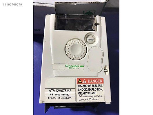 (A156)Schneider Electric ATV12H075M2 0,75Kw 1Hp Hız Kontrol Ciha