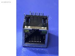 (A256) RJ45 HR911105A Hanrun Trafolu Ledli Ethernet Bağlantı Sok