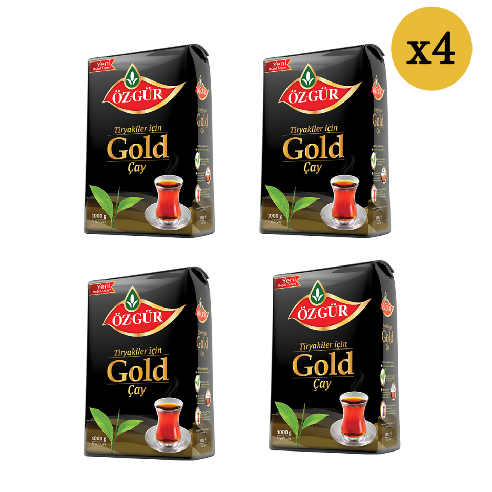 ÖZGÜR Gold Çayı 1000 Gr x 4 Adet