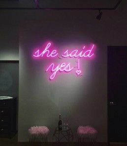 She Said Yes Neon Led