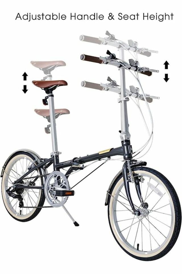 DAHON Boardwalk D7 2023 Model Katlanır Bisiklet Siyah