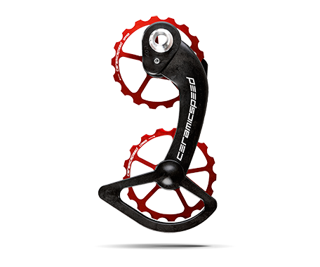 CeramicSpeed Over Sized Pulley Wheel System - SHIMANO (9100/9150) - Kırmızı