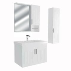 Arya 100 Cm Lake Kapaklı Mdf Banyo Dolabı