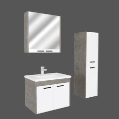 Lila 65 Cm Mdf Lam Banyo Dolabı