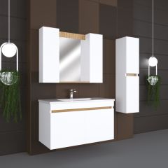 Lale 65 Cm Mdf Lam Banyo Dolabı