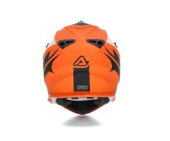 Casco Da Moto Cross Acerbis Linear | ARANCIO - BIANCO