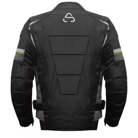 APIDEX Uomo Giacca Da Moto Cordura Giacche CE Protettive Moto Impermeabile | Giallo