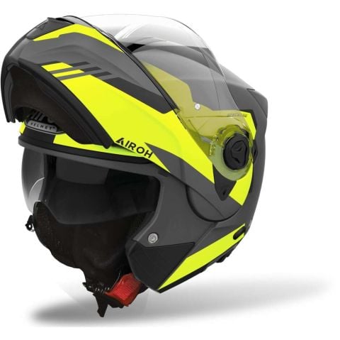 Casco Moto Modulare Omologato P/J Airoh SPECKTRE Clever Giallo Opaco