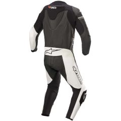 ALPINESTARS Tuta Moto Pelle Racing Sport Divisibile Giacca Pantalone Regolabile | Nero