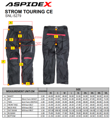 Pantaloni Moto Estivi Impermeabile Imbottitura Termica Estraibile Traspirante